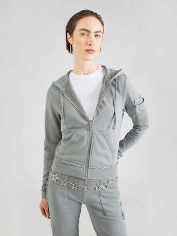 Giacca di felpa 'BADWATER' di Juicy Couture in verde: frontale