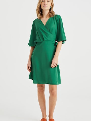 WE Fashion Letnia sukienka w kolorze zielony