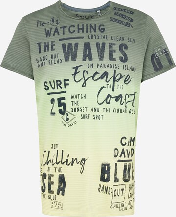 CAMP DAVID T-Shirt 'Beach Life' in Mischfarben: predná strana