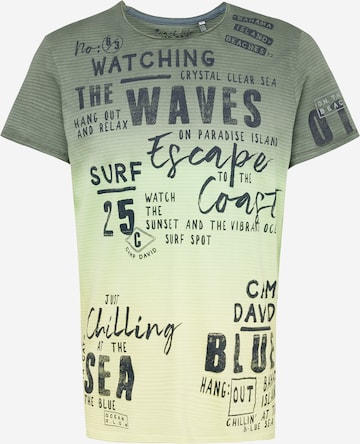 CAMP DAVID Bluser & t-shirts 'Beach Life' i blandingsfarvet: forside