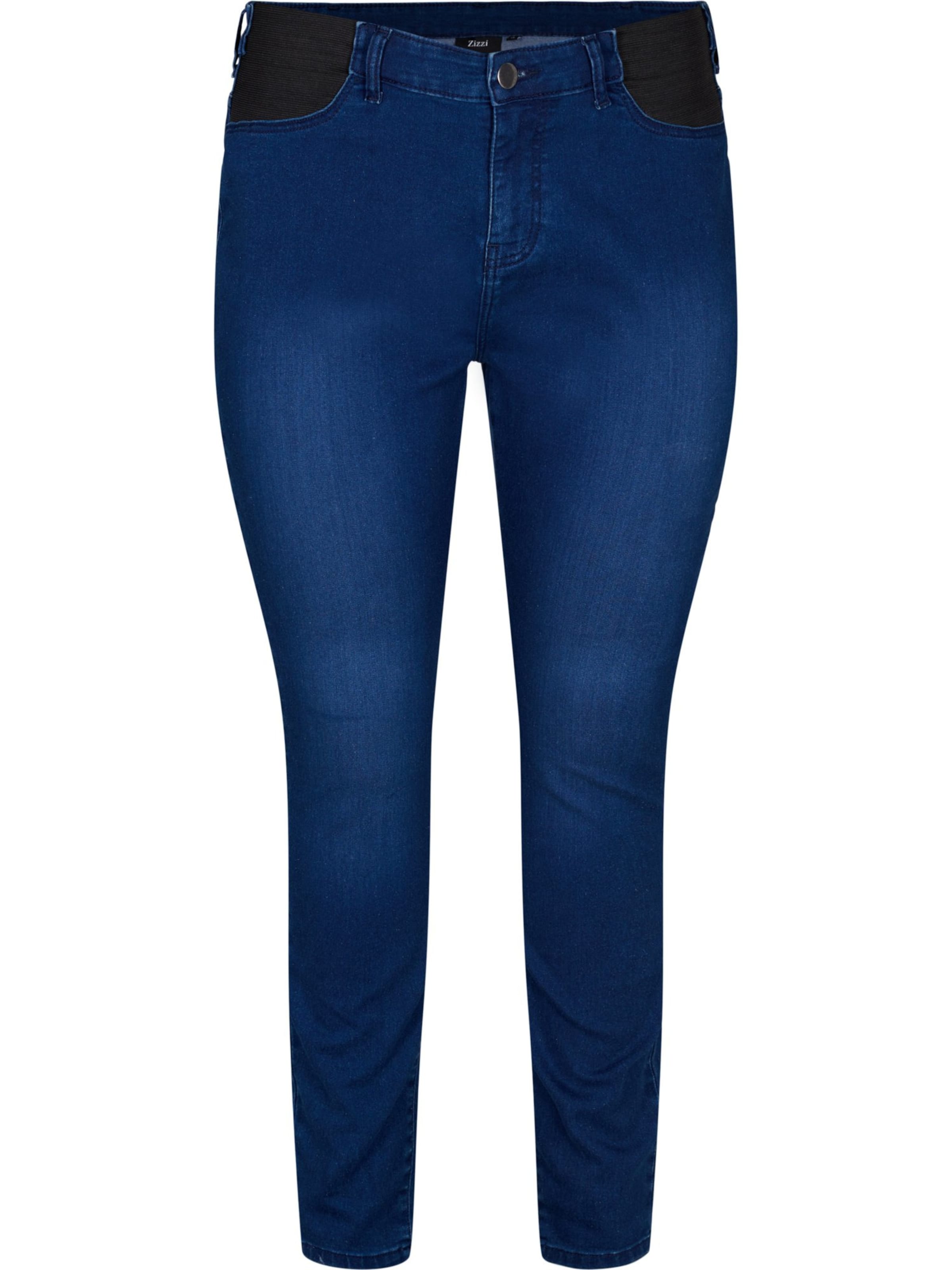 Zizzi Skinny Džíny – modrá: přední strana