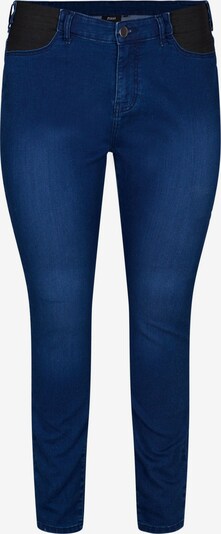 Jeans Zizzi di colore blu denim / blu scuro, Visualizzazione prodotti