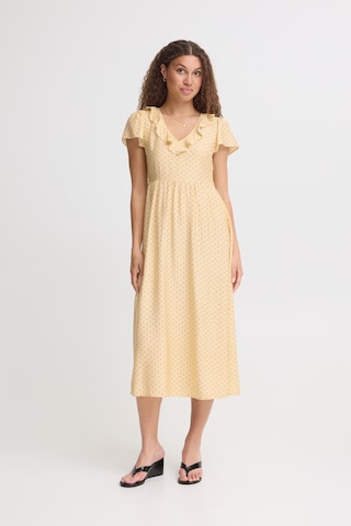 ICHI - Vestido en amarillo: frente