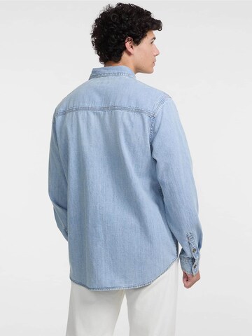 GUESS Regular fit Button Up Shirt in Blue