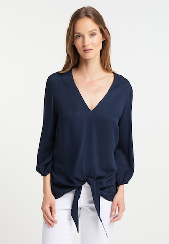 Usha Bluse in Blau: predná strana