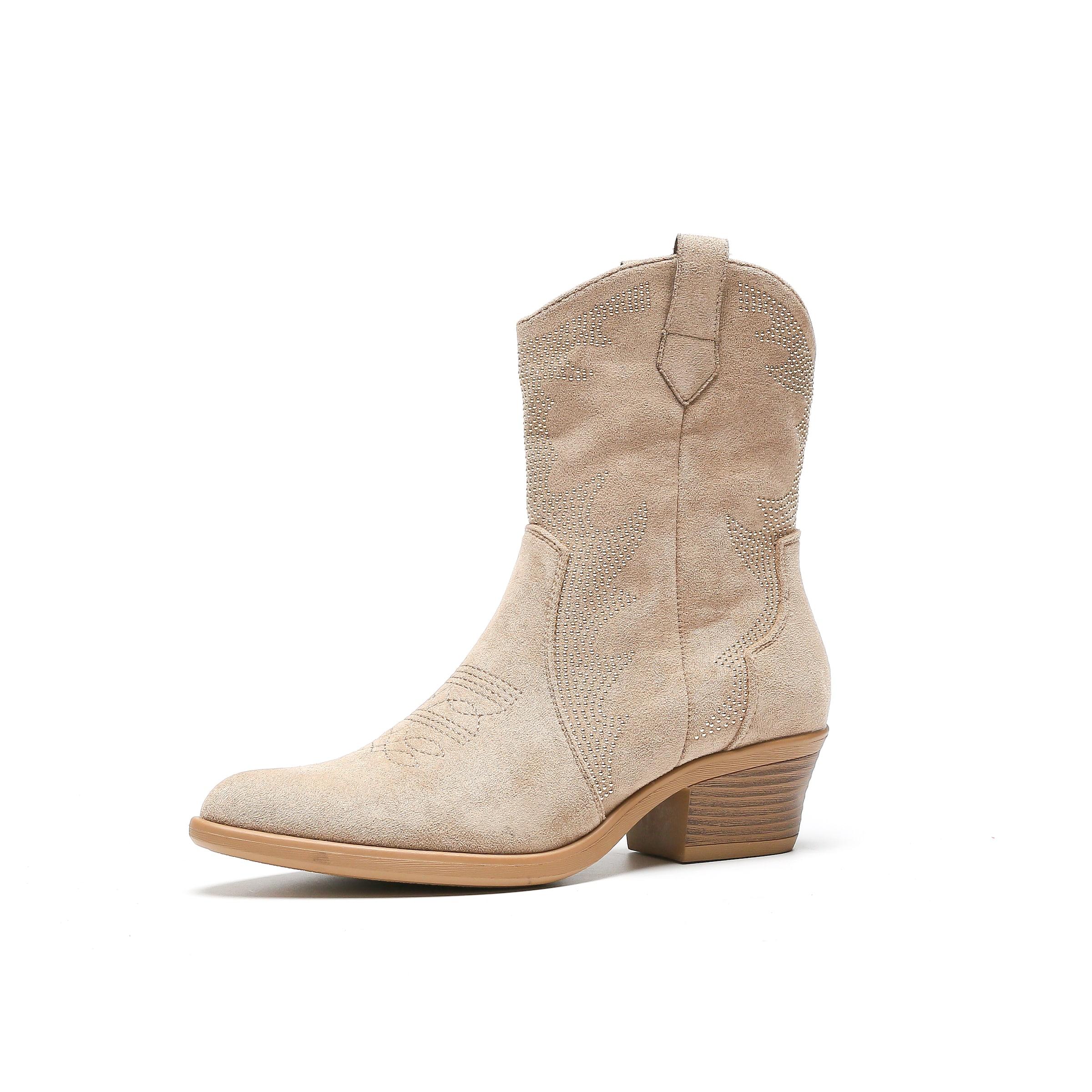 Bottes de cowboy Salinyang en vert : devant