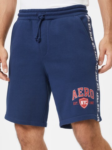 AÉROPOSTALE Regular Shorts in Blau