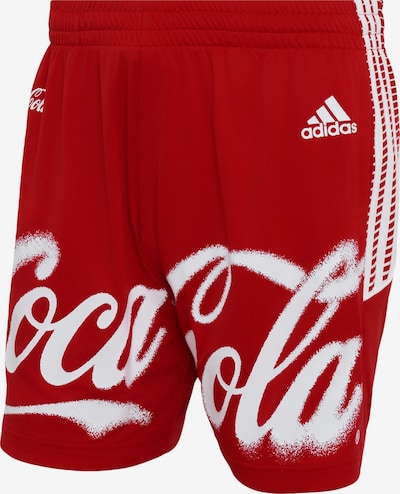 ADIDAS ORIGINALS Hlače 'Coca Cola' veličine 29-30/regular u crvena / bijela, Pregled proizvoda