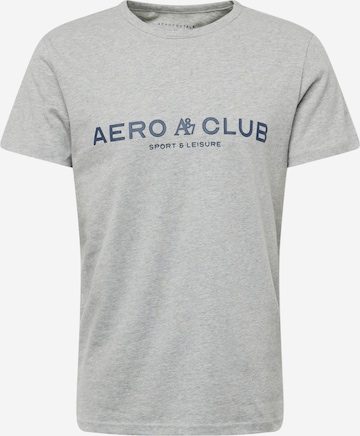 AÉROPOSTALE - Camisa 'CLUB' em cinzento: frente