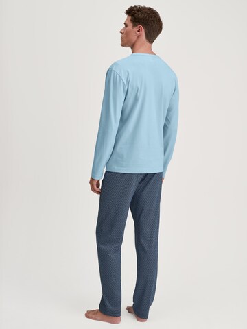 CALIDA Pyjama lang 'Cotton Special'‌‌‌‌‌‌‌‌‌‌ in Blau