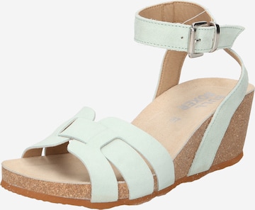 BULLBOXER Strap Sandals in Green: front