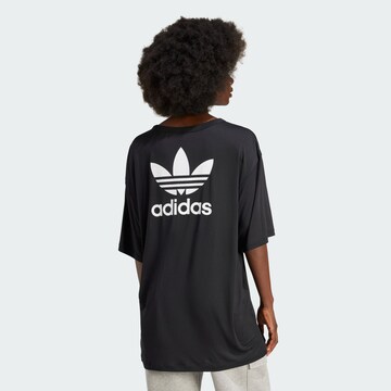 ADIDAS ORIGINALS Oversized shirt 'Trefoil' in Black: front