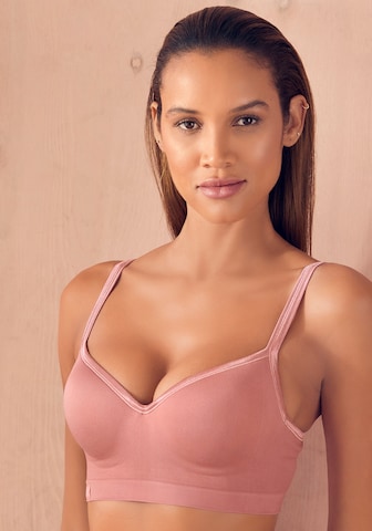 LASCANA ACTIVE Push-up Sports bra in Pink