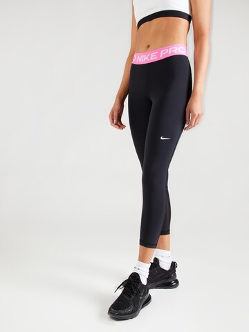 NIKE - Skinny Calças de desporto 'Pro 365' em preto: frente