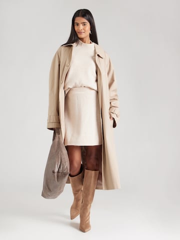 PIECES Sukně 'PCMALOU' – šedá