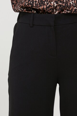 b.young Loose fit Trousers with creases 'DANTA' in Black