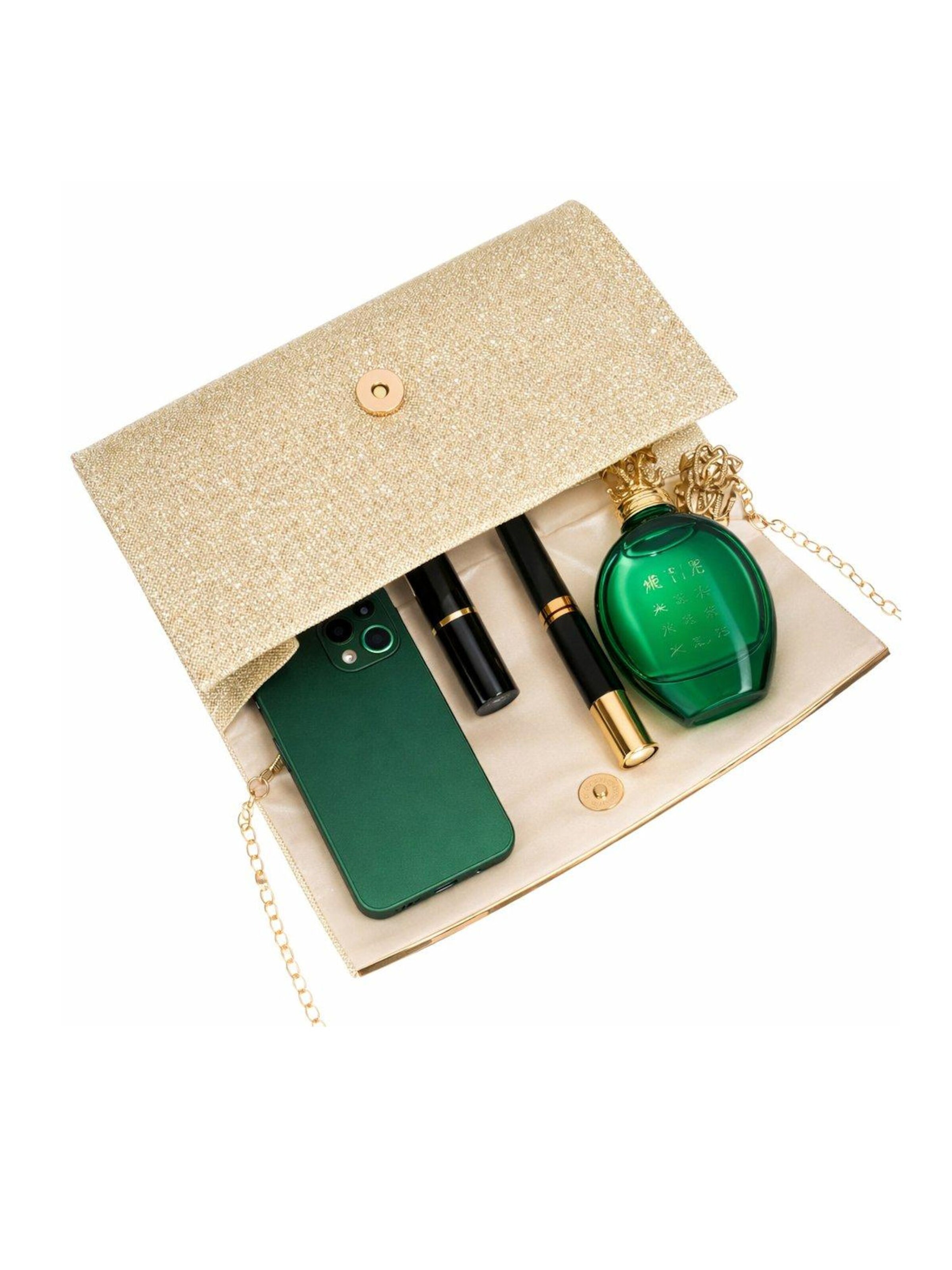 Tomshop24-7 Clutch 'Mia' in Gold