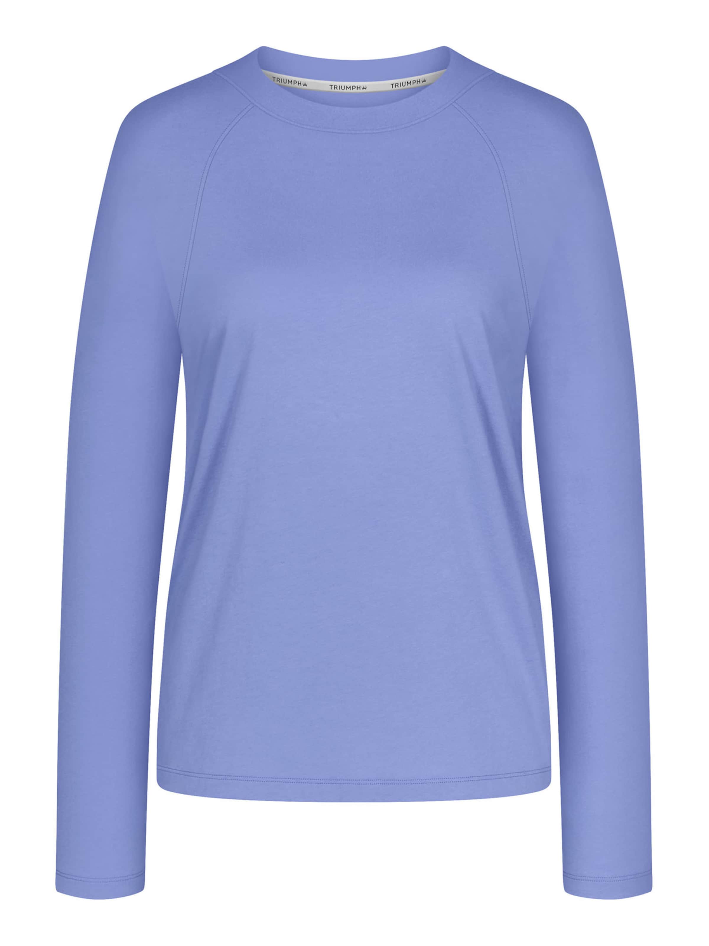 TRIUMPH Longsleeve ' Red Label Mix & Match ' in Blau: Vorderseite