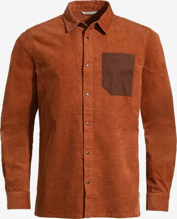 VAUDE Button Up Shirt ' Mineo II ' in Orange: front