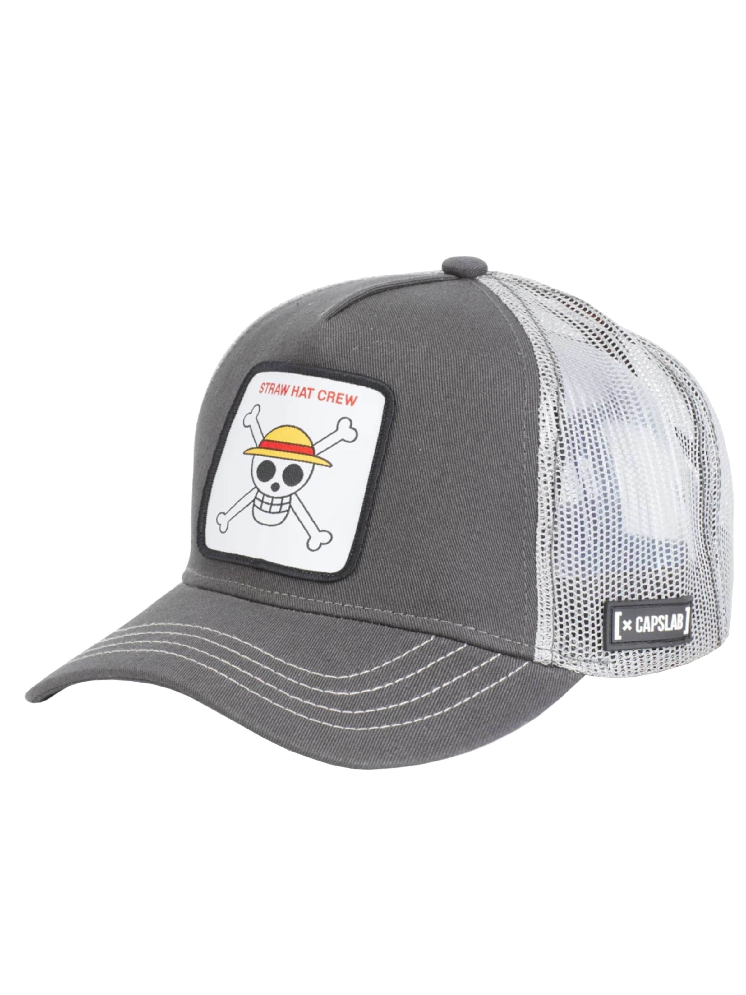 Capslab Cap 'Capslab One Piece Trucker Cap' in Grey: front