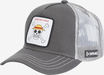 Casquette 'Capslab One Piece Trucker Cap' Capslab en gris : devant