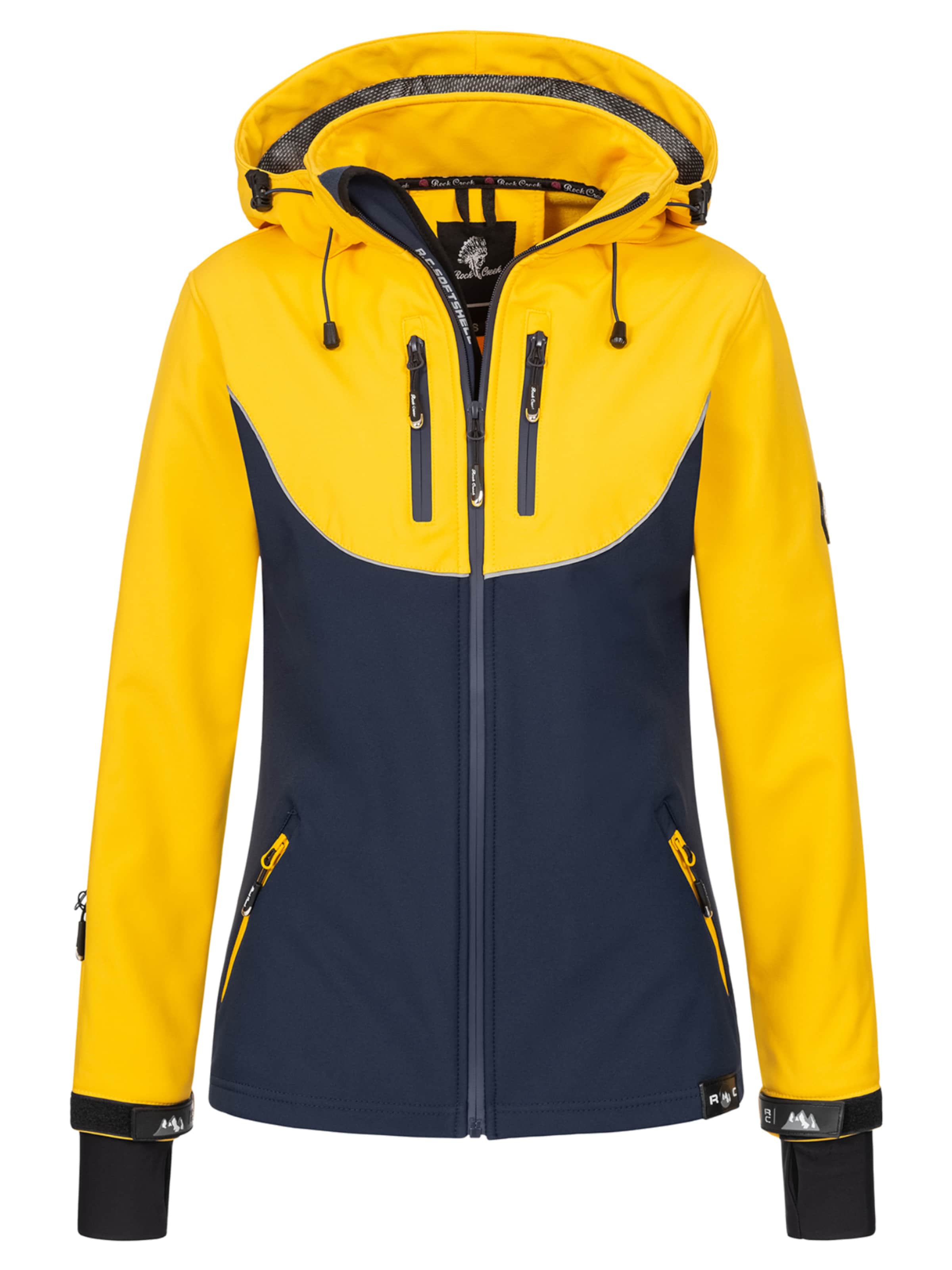 Rock Creek Funktionsjacke in Blau: Vorderseite