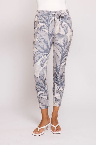 Zhrill Slim fit Pants in Beige: front