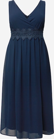 Robe 'Rana' ABOUT YOU Curvy en bleu : devant