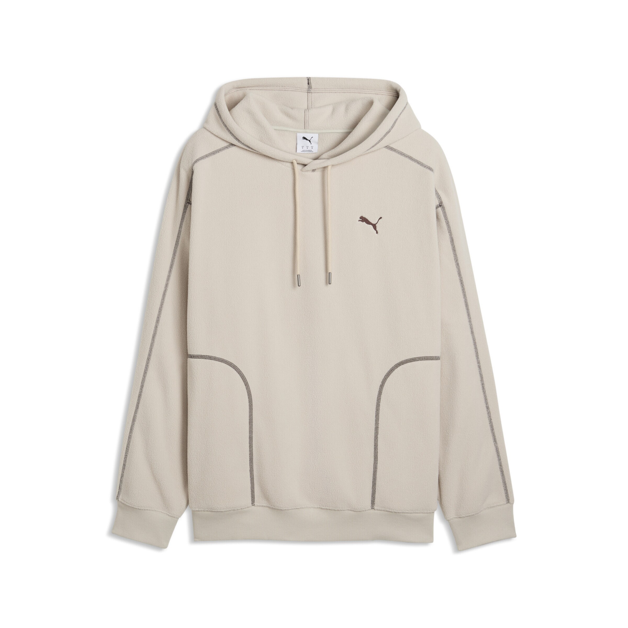 Sweat-shirt PUMA en beige : devant