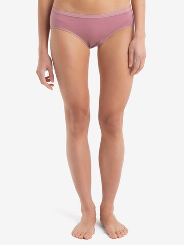 ICEBREAKER - Cueca 'Siren Hipkini' em rosa: frente