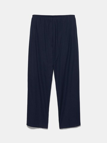 Pull&Bear Wide Leg Hose 'PACIFIC' in Blau