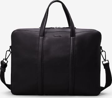 Calvin Klein Laptoptas in Zwart: voorkant