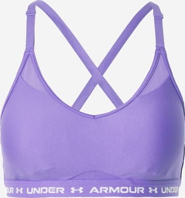 Soutien-gorge de sport UNDER ARMOUR en violet : devant