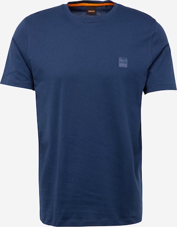 T-Shirt 'Tales' BOSS en bleu : devant
