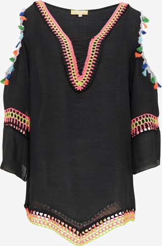 MYMO Tunic in Black: front