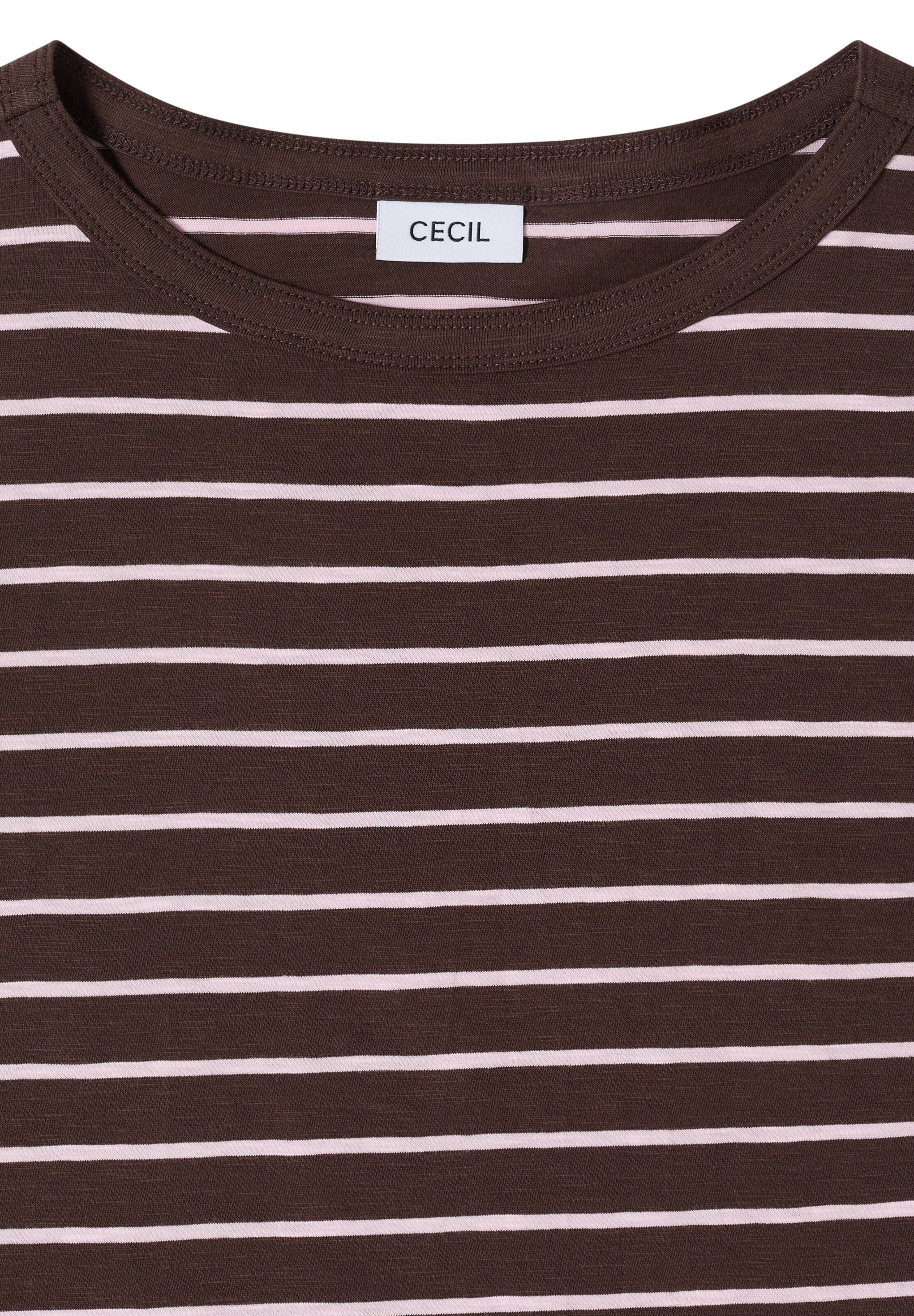 CECIL T-Shirt in Braun