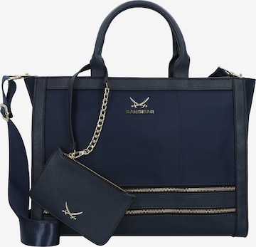 SANSIBAR Handbag in Blue: front