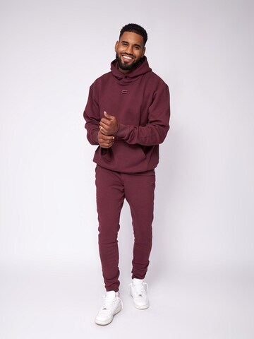 Fortex Fitness - Jersey 'Essential Oversized Hoodie' en lila: frente