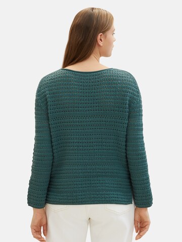 Tom Tailor Women + Sweater in Green