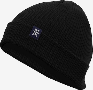 Manufaktur13 Beanie 'Double Sided' in Black: front