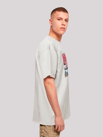 F4NT4STIC Shirt 'Stranger Things Netflix TV Series' in Grey