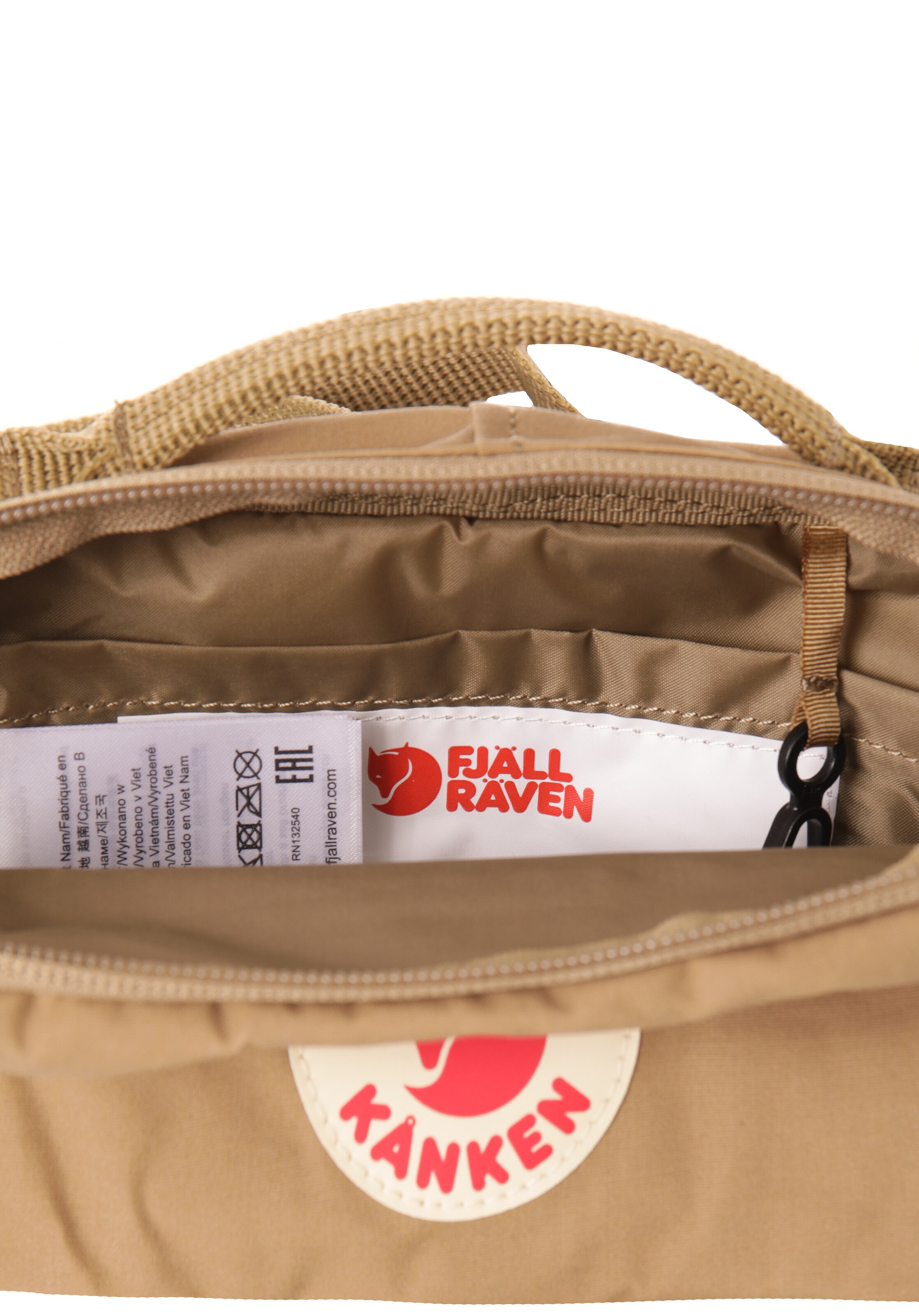 Marsupio 'Kånken' di Fjällräven in beige