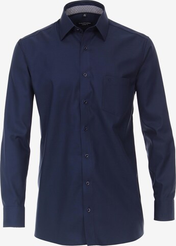 CASAMODA Comfort fit Business Shirt in Blue: front