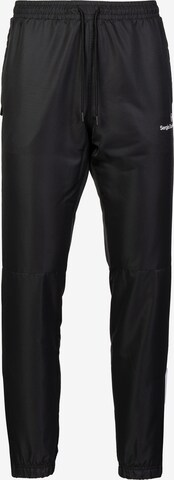 Sergio Tacchini Slim fit Workout Pants 'GRADIENTE' in Black: front