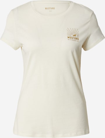 MUSTANG T-Shirt 'ALEXIA' in Weiß: predná strana