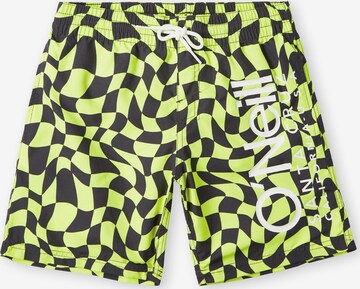 Pantaloncini da bagno 'Cali Crazy' di O'NEILL in giallo: frontale