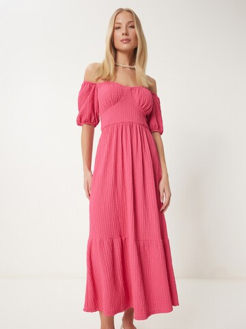 Happiness İstanbul Dress in Pink: front