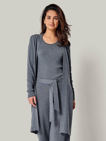 YOU LOOK PERFECT Knit cardigan 'BLOSSOM' in Grey: front