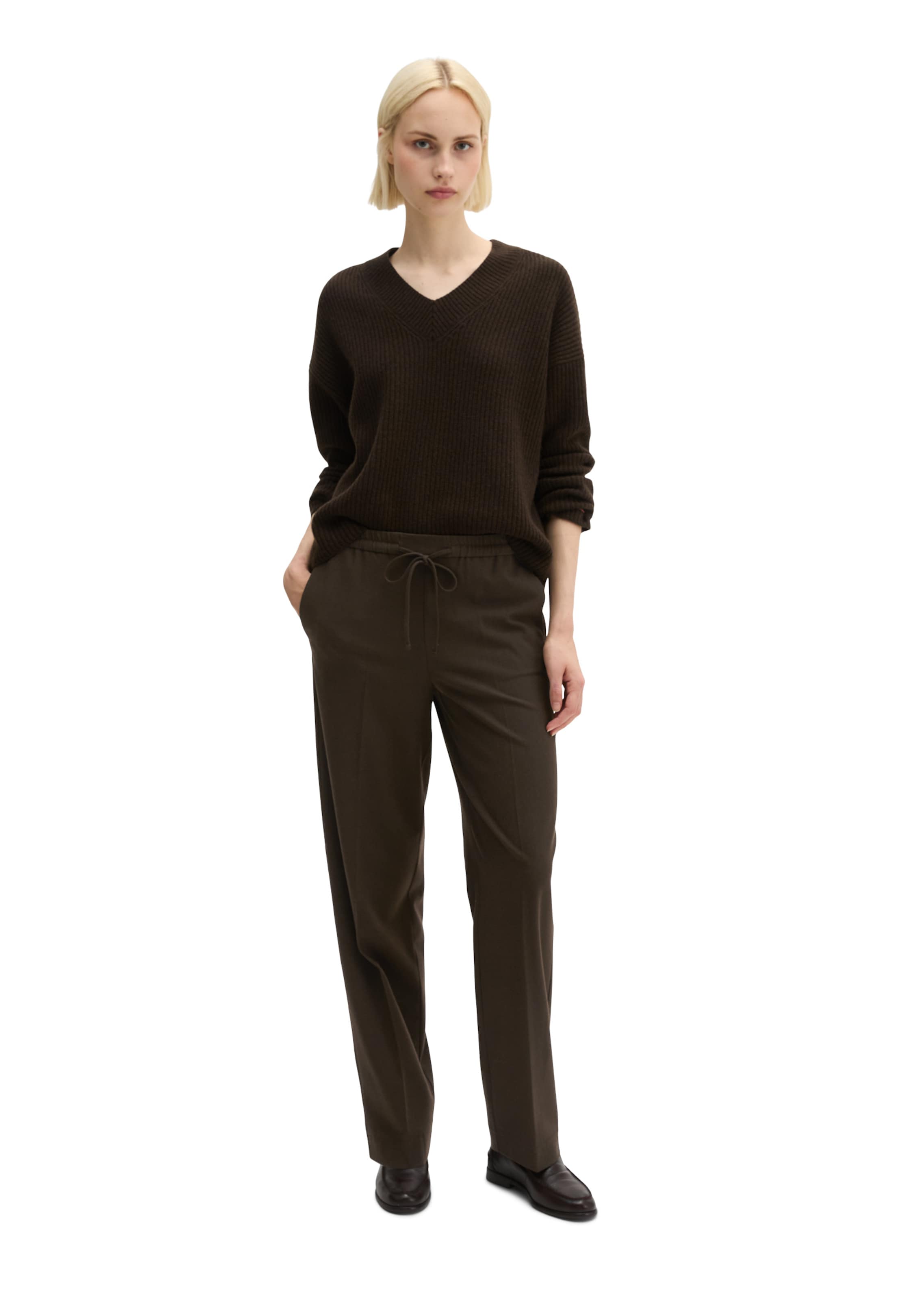 Marc O'Polo Loosefit Hose in Braun