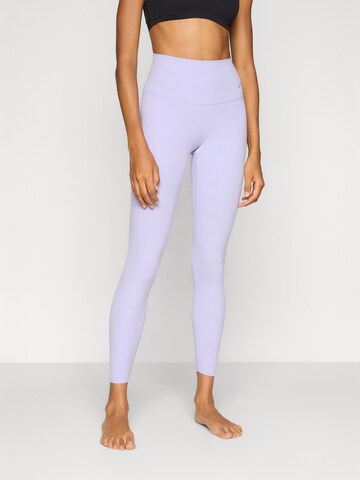 NIKE Skinny Sporthose 'ZENVY' in Lila: Vorderseite